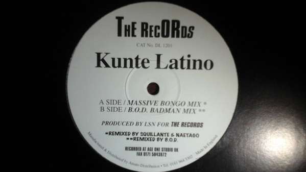 The Kunte Latino - Kunte Latino | The Records (DL 1201)
