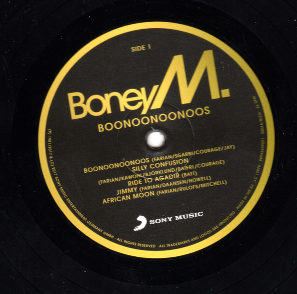 Boney M. - Boonoonoonoos | Sony Music (8985409221) - 2