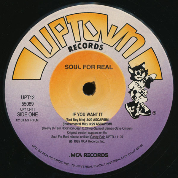 Soul For Real - If You Want It | Uptown Records (UPT12-55089) - 2 Soul For Real - If You Want It | Uptown Records (UPT12-55089) - 2