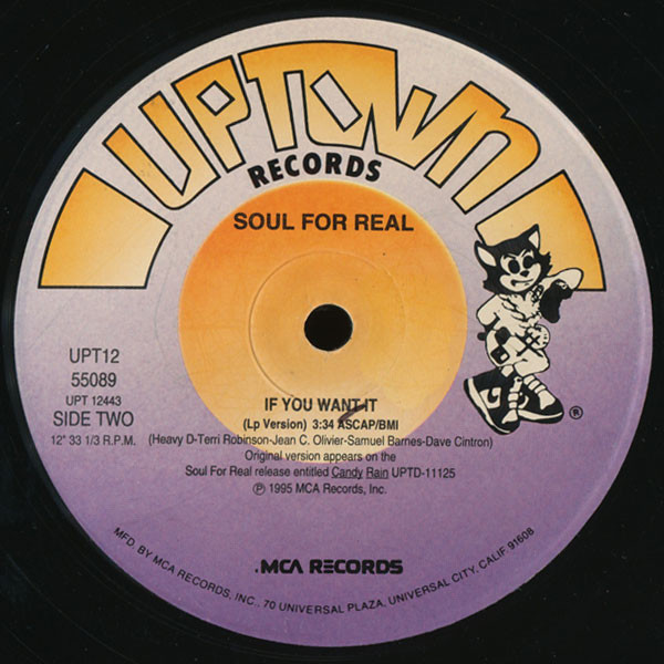 Soul For Real - If You Want It | Uptown Records (UPT12-55089) - 3 Soul For Real - If You Want It | Uptown Records (UPT12-55089) - 3