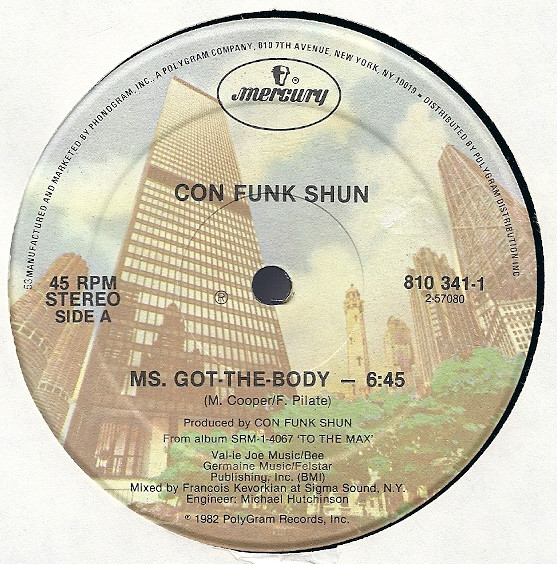 Con Funk Shun - Ms. Got-The-Body | Mercury (810 341-1) - main