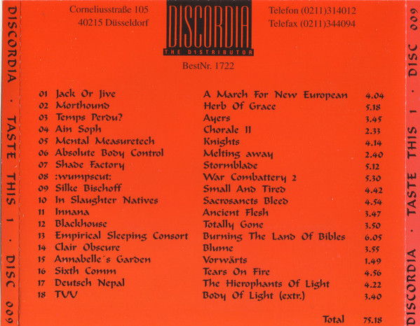 Various - Taste This 1 | Discordia (DISC 009) - 2