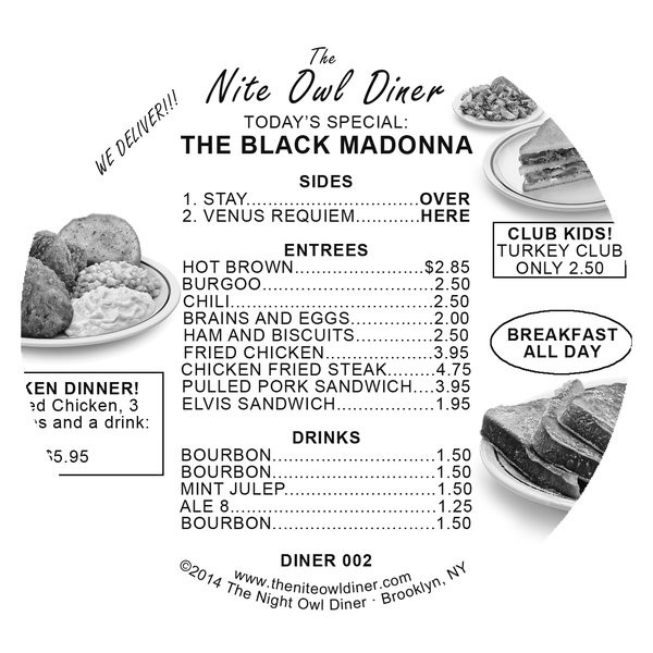 The Black Madonna - Stay / Venus Requiem | The Nite Owl Diner (DINER 002) - 4