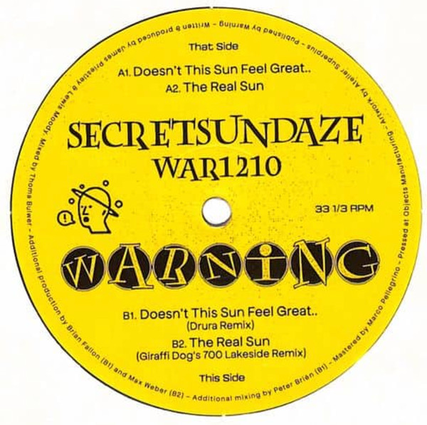 Secretsundaze - WAR1210 | WARNING (WAR1210) - 2 Secretsundaze - WAR1210 | WARNING (WAR1210) - 2