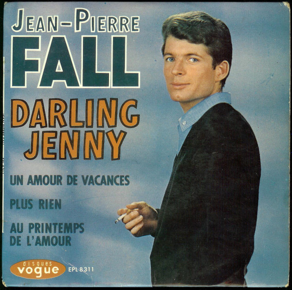Jean-Pierre Fall - Darling Jenny | Disques Vogue (EPL. 8311) - main