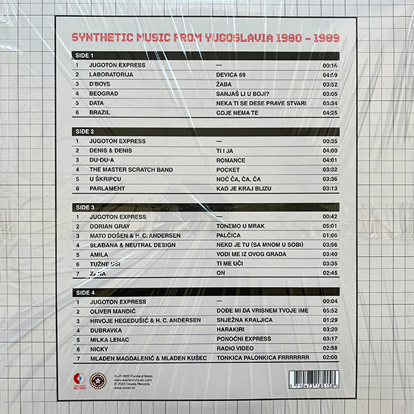 Various - Electronic Jugoton - Synthetic Music From Yugoslavia 1980-1989 Vol. 1 | Croatia Records (EVERLAND-YU003) - 2 Various - Electronic Jugoton - Synthetic Music From Yugoslavia 1980-1989 Vol. 1 | Croatia Records (EVERLAND-YU003) - 2