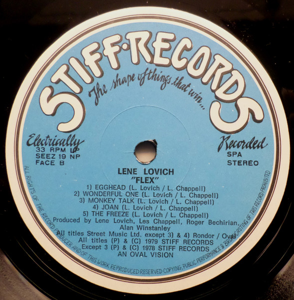 Lene Lovich - Flex | Stiff Records (SEEZ 19 NP) - 4
