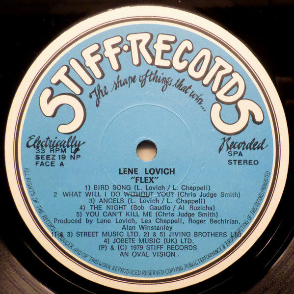 Lene Lovich - Flex | Stiff Records (SEEZ 19 NP) - 3