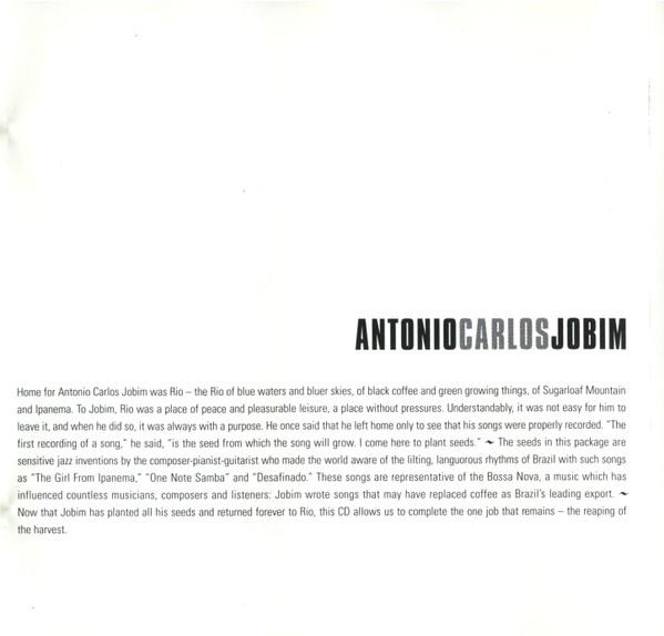 Antonio Carlos Jobim - The Essential Antonio Carlos Jobim | Verve Records (836 253-2) - 4