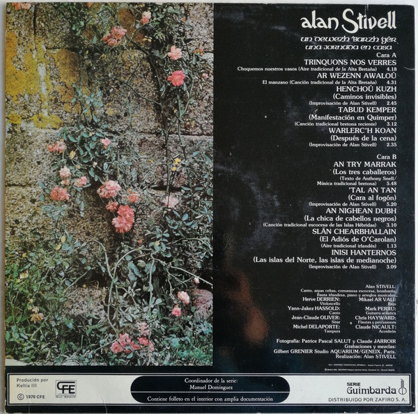 Alan Stivell - Un Dewezh 'Barzh 'Gêr - Una Jornada En Casa | Bocaccio Records (BS-32126) - 2