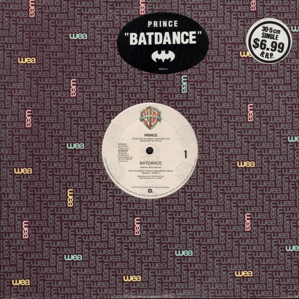 Prince - Batdance | Warner Bros. Records (0-21272) - main