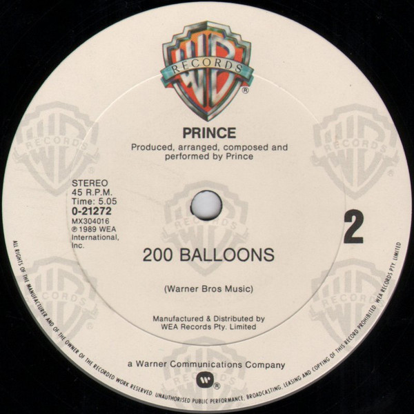 Prince - Batdance | Warner Bros. Records (0-21272) - 3