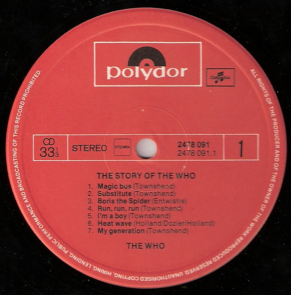 The Who - The Story Of The Who | Polydor (2683 069) - 4