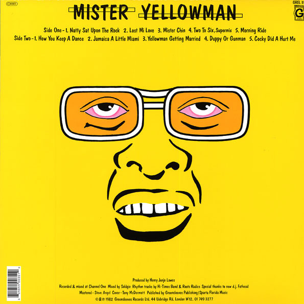 Yellowman - Mister Yellowman | Greensleeves Records (GREL 35) - 2 Yellowman - Mister Yellowman | Greensleeves Records (GREL 35) - 2