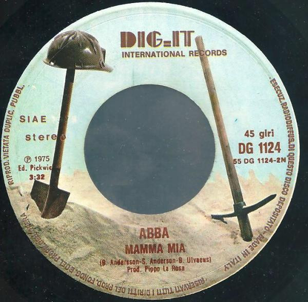 ABBA - S.O.S. / Mamma Mia | Dig-It International Records (DG 1124) - 4