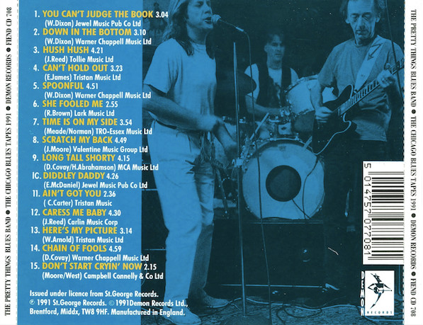 Pretty Things / Yardbird Blues Band - The Chicago Blues Tapes 1991 | Demon Records (FIEND CD 708) - 2 Pretty Things / Yardbird Blues Band - The Chicago Blues Tapes 1991 | Demon Records (FIEND CD 708) - 2