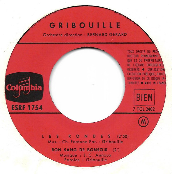Gribouille - Dieu Julie | Columbia (ESRF 1754) - 4