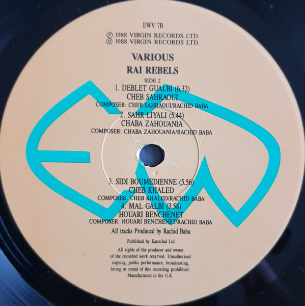 Various - Rai Rebels | Earthworks (EWV 7) - 4