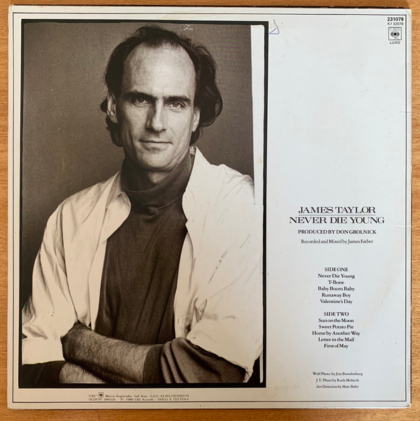 James Taylor - Never Die Young | Discos CBS (231079) - 2