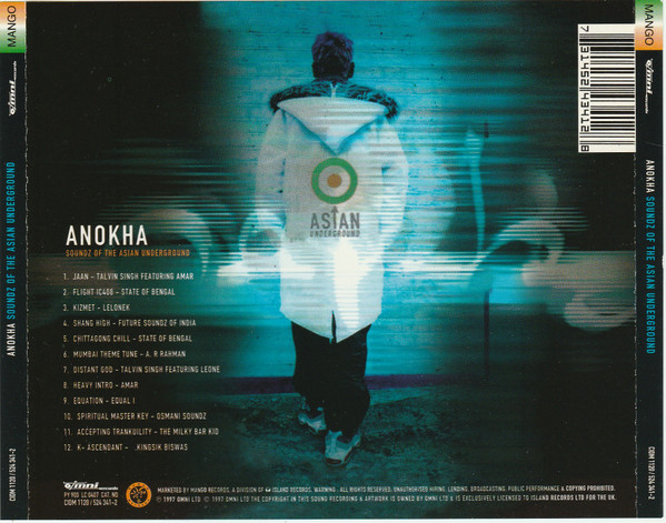 Talvin Singh - Anokha (Soundz Of The Asian Underground) | Mango (CIDM 1120) - 2