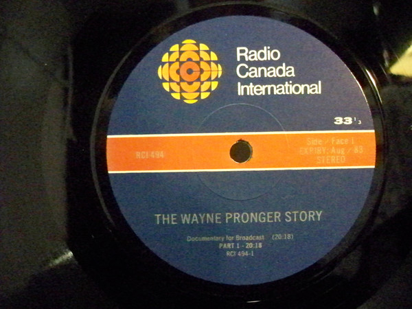 Tom Kelly - Tom Kelly Sings Wayne Pronger | Radio Canada International (RCI 494) - 3 Tom Kelly - Tom Kelly Sings Wayne Pronger | Radio Canada International (RCI 494) - 3