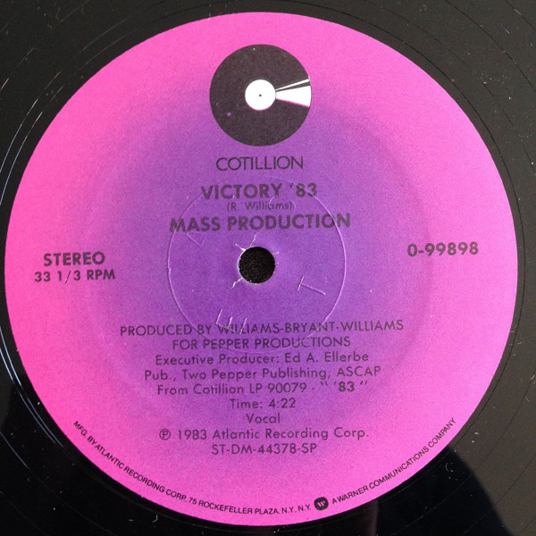 Mass Production - Time Bomb | Cotillion (0-99898) - 2