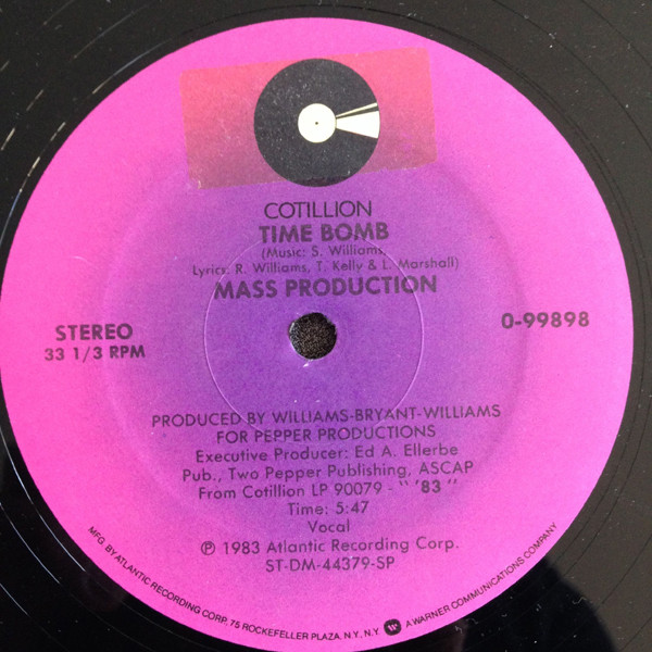 Mass Production - Time Bomb | Cotillion (0-99898) - main
