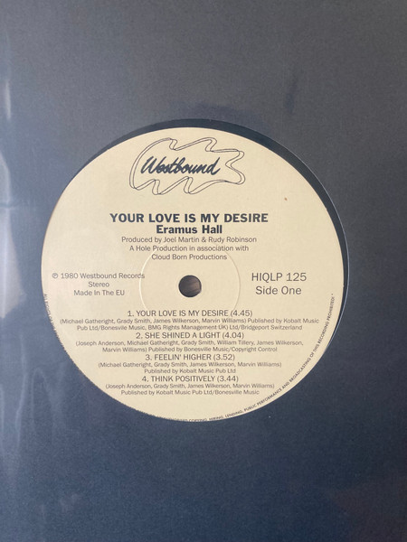 Eramus Hall - Your Love Is My Desire | Westbound Records (HIQLP 125) - 4 Eramus Hall - Your Love Is My Desire | Westbound Records (HIQLP 125) - 4
