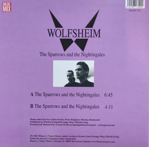 Wolfsheim - The Sparrows And The Nightingales | Basic Mix (BASIX 132)
