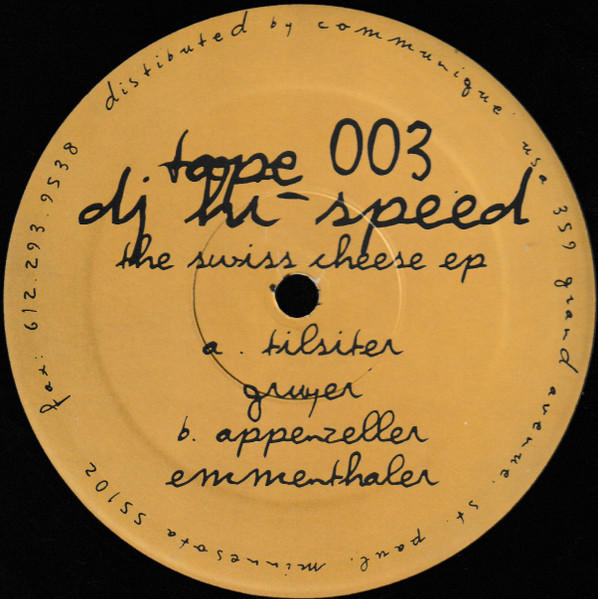 DJ Hi-Speed - The Swiss Cheese EP | Tape (tape 003)