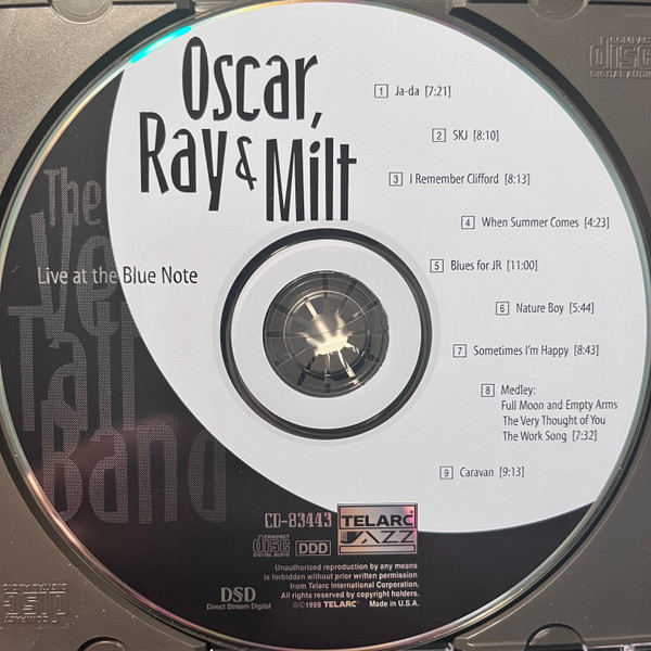 Oscar Peterson , Ray Brown , Milt Jackson - The Very Tall Band | Telarc Jazz (CD-83443) - 4