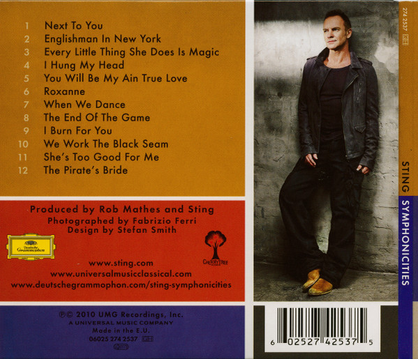 Sting - Symphonicities | Deutsche Grammophon (274 2537) - 2