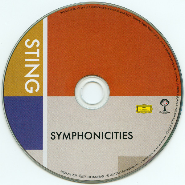 Sting - Symphonicities | Deutsche Grammophon (274 2537) - 3