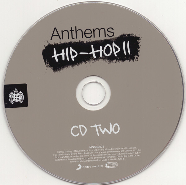 Various - Anthems Hip-Hop II | Ministry Of Sound (MOSCD276) - 4