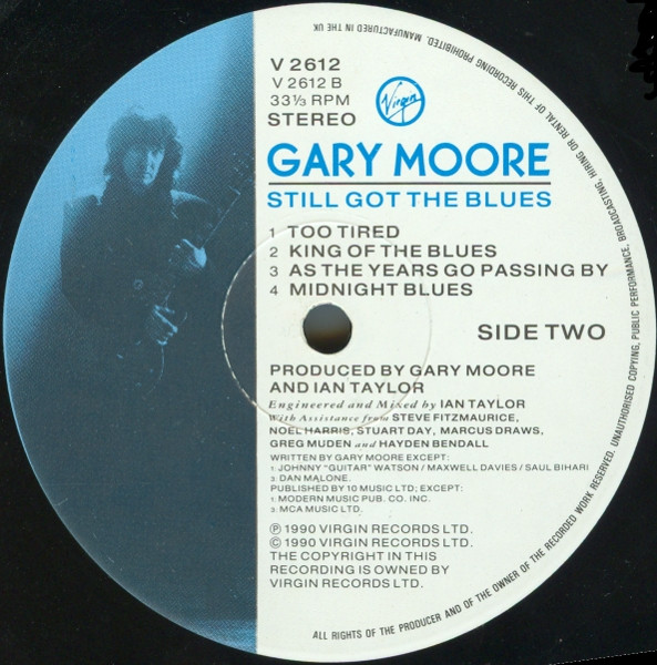 Gary Moore - Still Got The Blues | Virgin (V 2612) - 4