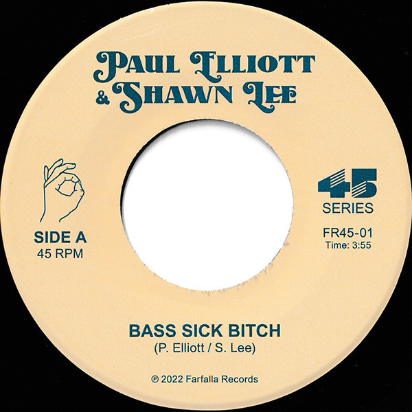 Paul Elliott & Shawn Lee - Bass Sick Bitch / Honey Roast Nuts | Farfalla Records (FR45-01) - 2 Paul Elliott & Shawn Lee - Bass Sick Bitch / Honey Roast Nuts | Farfalla Records (FR45-01) - 2