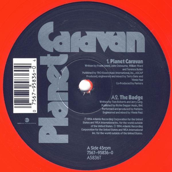 Pantera - Planet Caravan | EastWest Records America (7567-95836-0) - 4