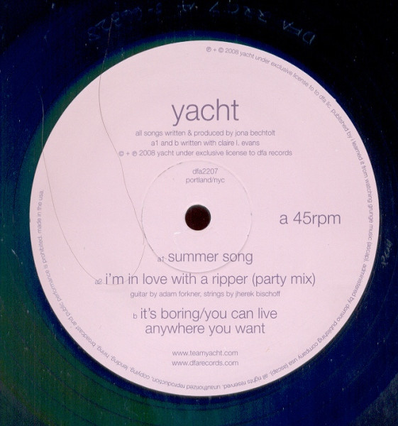 Yacht - Summer Song | DFA (dfa 2207)