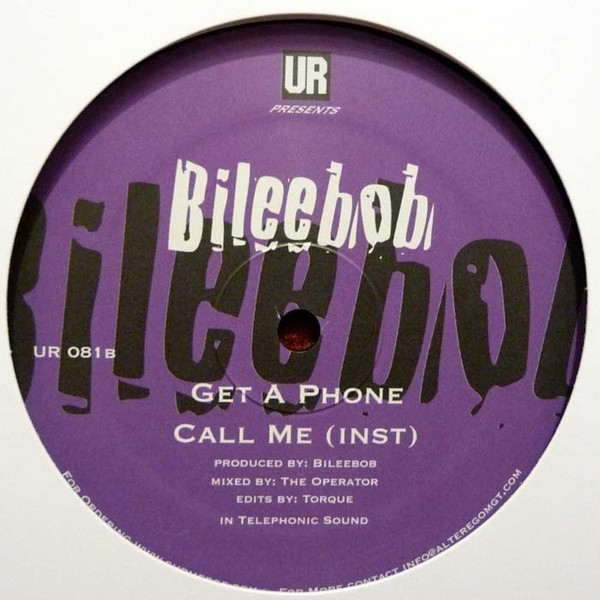 Bileebob - Call Me | Underground Resistance (UR 081)