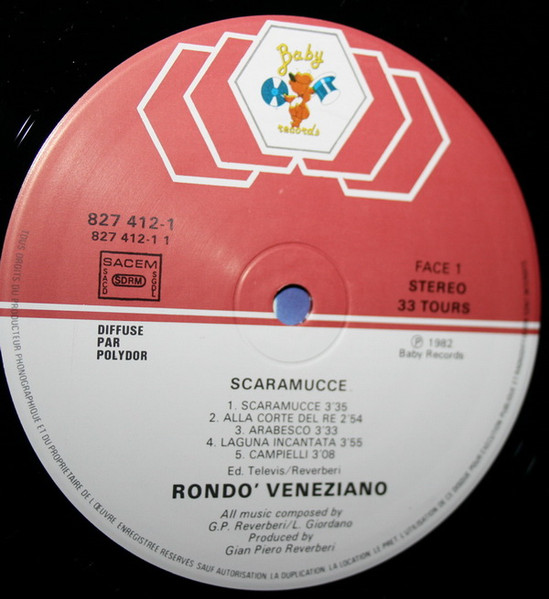 Rondò Veneziano - Scaramucce | Baby Records (827 412-1) - 3