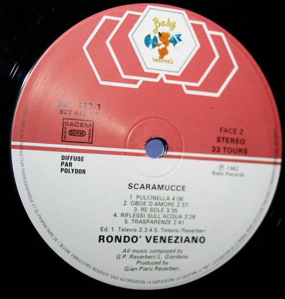 Rondò Veneziano - Scaramucce | Baby Records (827 412-1) - 4
