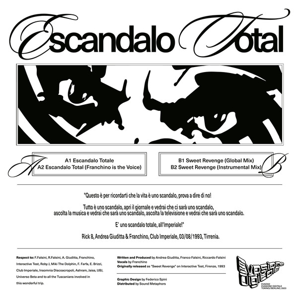 DJ Andrea Giuditta - Escandalo Total / Sweet Revenge | Evasione Digitale (EVADI02) - 2