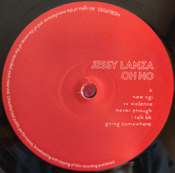Jessy Lanza - Oh No | Hyperdub (HDBLP030) - 4