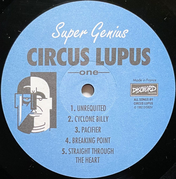 Circus Lupus - Super Genius | Dischord Records (DIS63V) - 3