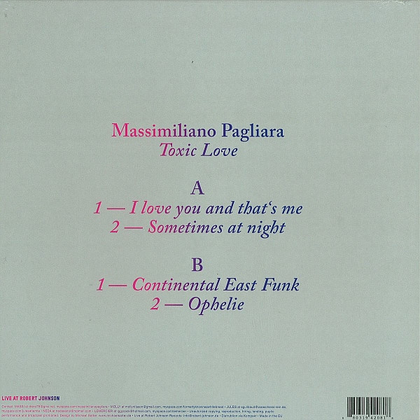 Massimiliano Pagliara - Toxic Love | Live At Robert Johnson (playrjc 003) - 2