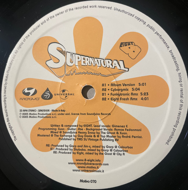 Eight - Supernatural | Motivo Productions (Motivo 070) - 2 Eight - Supernatural | Motivo Productions (Motivo 070) - 2