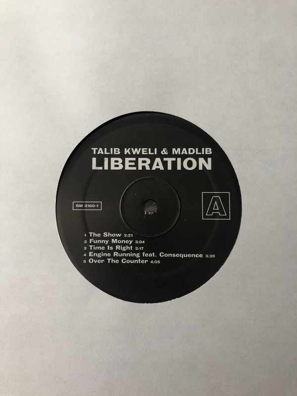 Talib Kweli + Madlib - Liberation | Blacksmith Music (BM 3160-1) - 3 Talib Kweli + Madlib - Liberation | Blacksmith Music (BM 3160-1) - 3