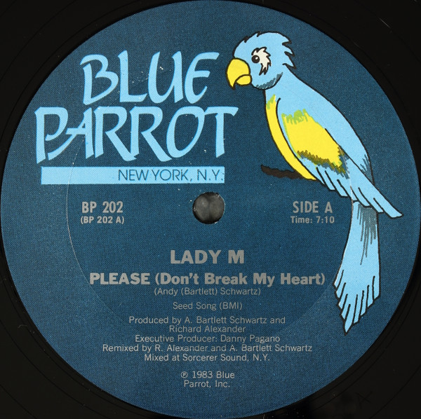Lady M - Please (Don't Break My Heart) | Blue Parrot Records (BP 202) - main Lady M - Please (Don't Break My Heart) | Blue Parrot Records (BP 202) - main