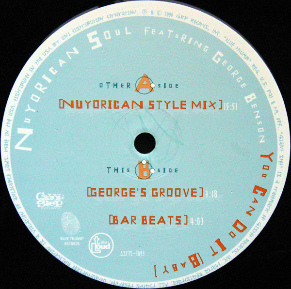 Nuyorican Soul Featuring George Benson - You Can Do It (Baby) | Giant Step Records (GSR12-3093) - 3