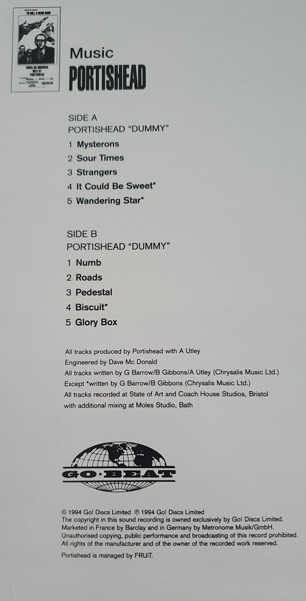 Portishead - Dummy | Go! Beat (828 522-1) - 3 Portishead - Dummy | Go! Beat (828 522-1) - 3